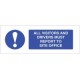 All Visitors & Drivers Must Report To Site Office